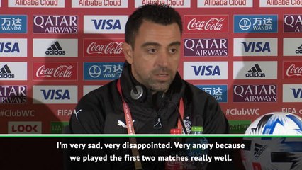 Xavi angry after Al Sadd Club World Cup defeat