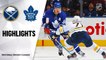 NHL Highlights | Sabres @ Maple Leafs 12/17/19