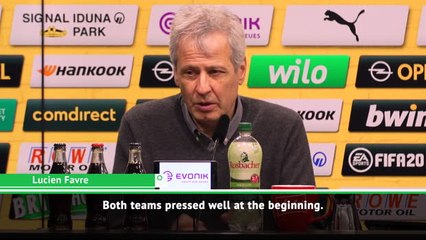 Difficult for Dortmund to accept Leipzig draw - Favre