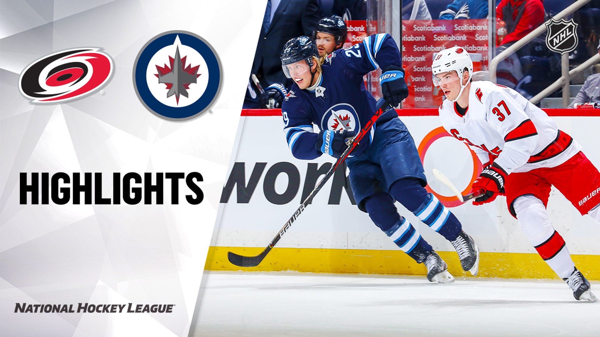 NHL Highlights | Hurricanes @ Jets 12 