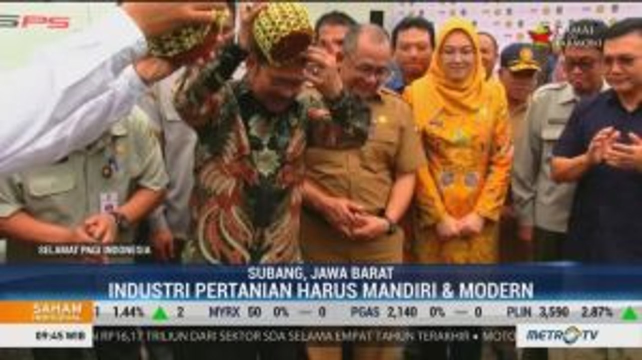 Mentan Lepas Ekspor Benih Hortikultura