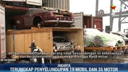 Bea Cukai Gagalkan Penyelundupan 19 Mobil dan 35 Motor Mewah
