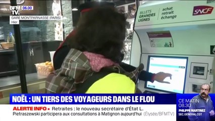 Un tiers des voyageurs SNCF sont toujours dans le flou pour les fêtes de ce week-end