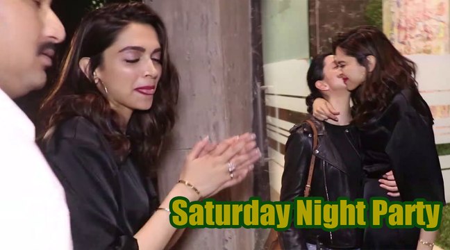 Deepika Padukone Embraced Rohini Iyer At Rohini's House In Saturday Party | Karthik, Ananya, Bhumi