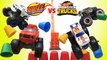 Hot Wheels Monster Trucks VS Blaze and the Monster Machines || Keith's Toy Box