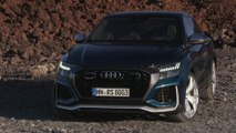 Audi RS Q8 in Galaxis Blue Driving Video