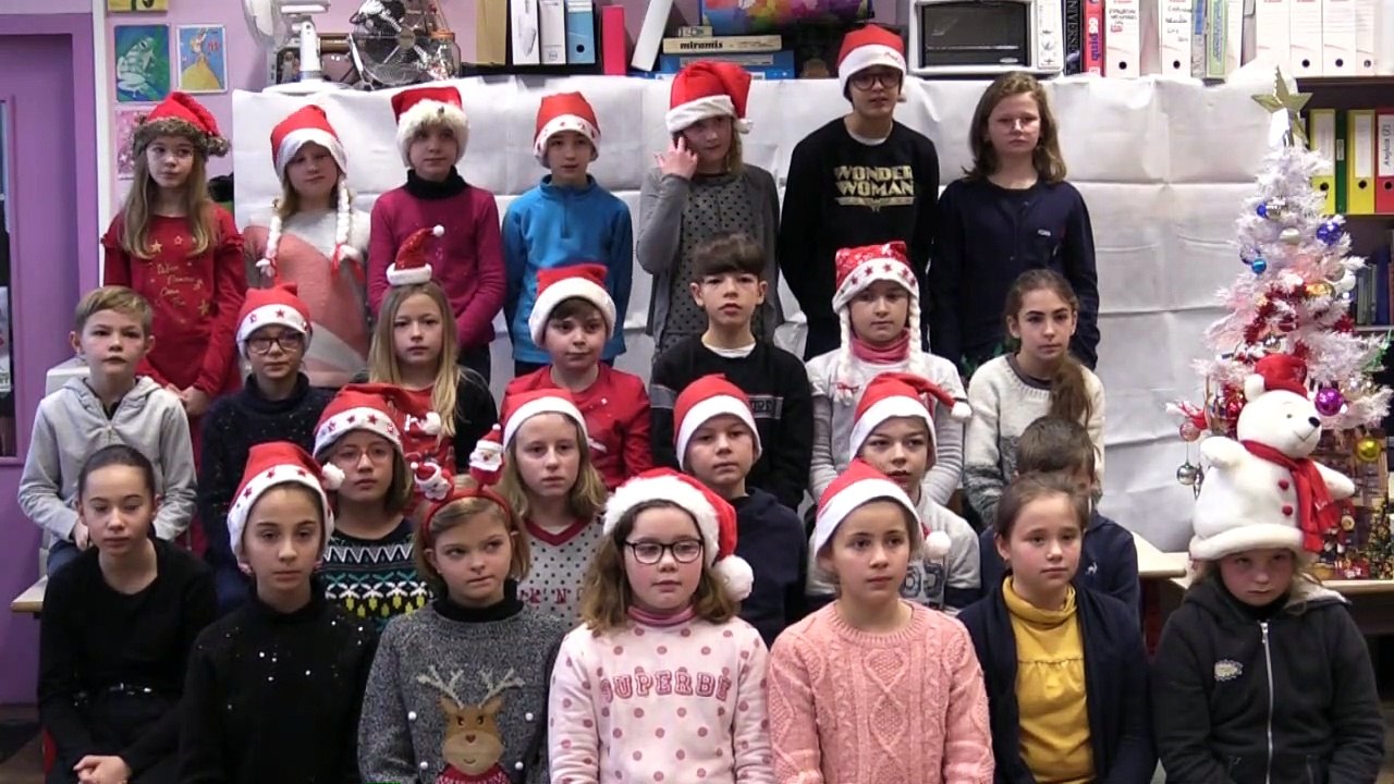 Christmas carol by CM1-CM2