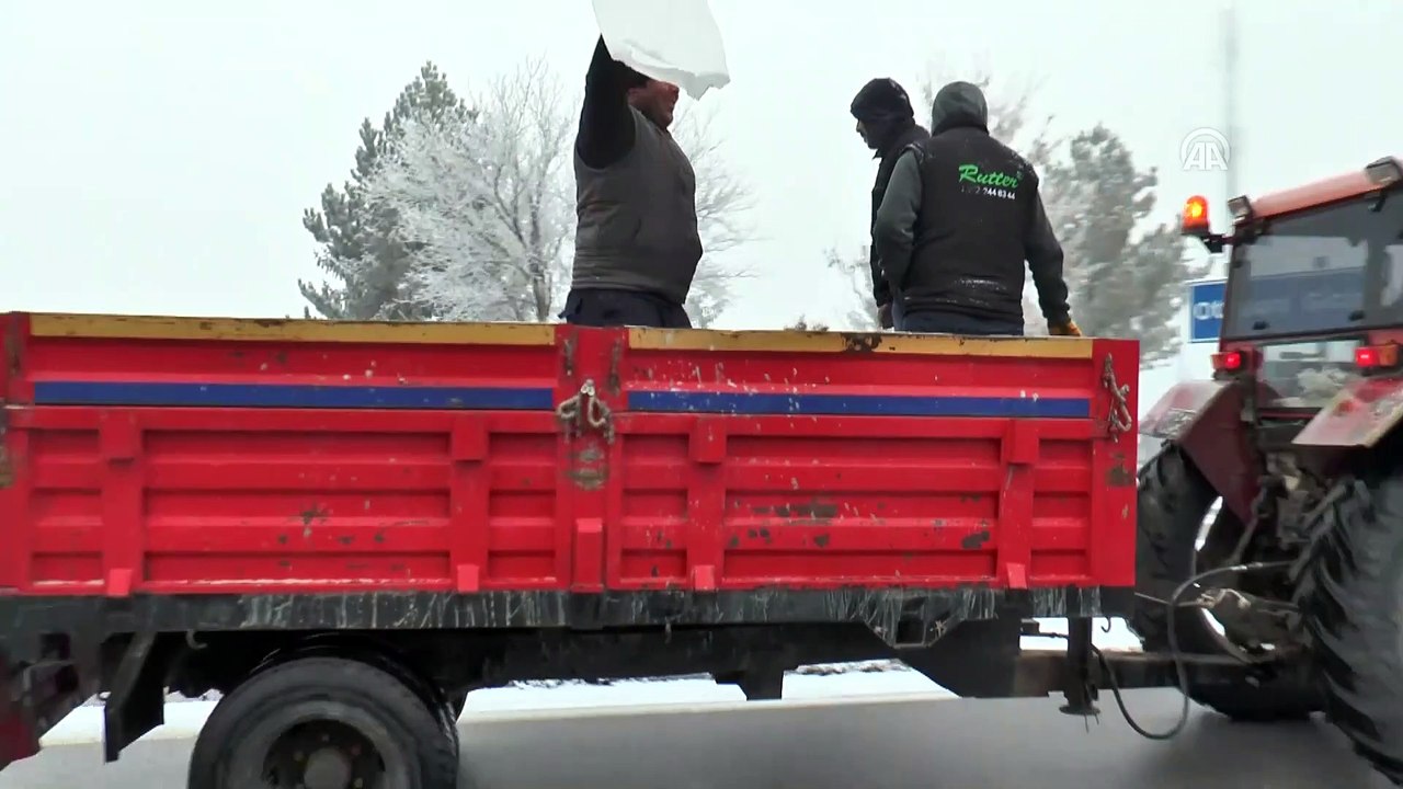 Sivas'ta kar yağışı
