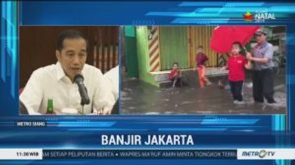 Jakarta Banjir, Jokowi Sebut Bendungan Sukamahi dan Ciawi Selesai 2020