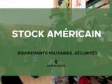 Stock Américain, équipements militaires à La Rochelle.