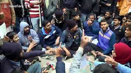 Protests over citizenship law continue in the Indian capital