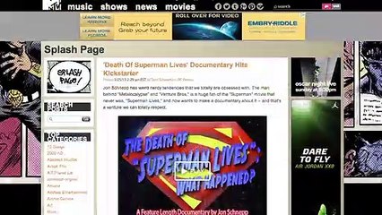 "The Death of Superman Lives: What Happened?" Teaser Trailer