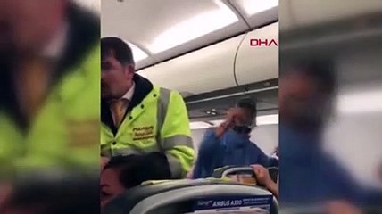 Yolcu uçağında hareketli anlar: Uçağı patlatacağım