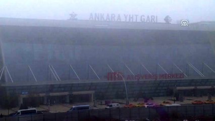 Ankara'da yoğun sis etkili oldu (1)