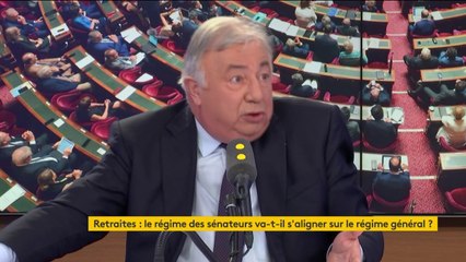 Les coupures du courant contre la réforme des retraites sont "inadmissibles", selon Gérard Larcher, président LR du Sénat