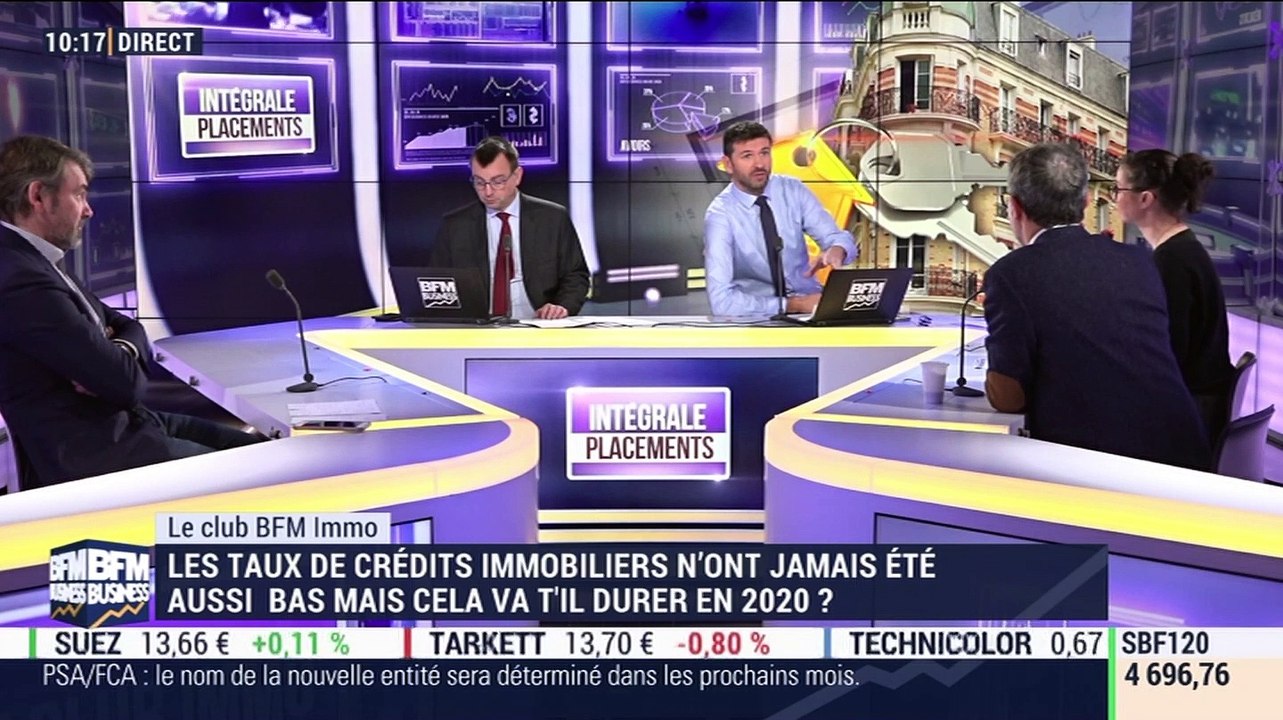 Le club BFM immo (1/2): Les taux des crédits immobiliers n'ont jamais été aussi bas, cela va-t-il durer en 2020 ? - 18/12