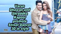 Varun Dhawan and Shraddha Kapoor promote Street Dancer 3D in style