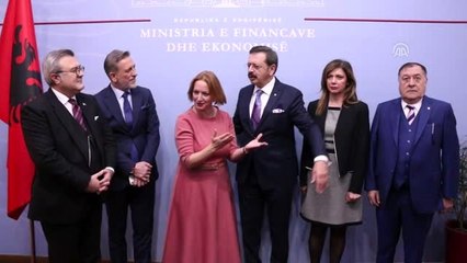 TOBB Başkanı Hisarcıklıoğlu, Arnavutluk Maliye ve Ekonomi Bakanı Denaj ile görüştü