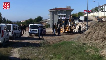 Yol çalışmasında insan iskeleti bulundu