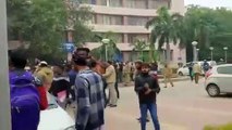 ABVP activists attacked students in campus