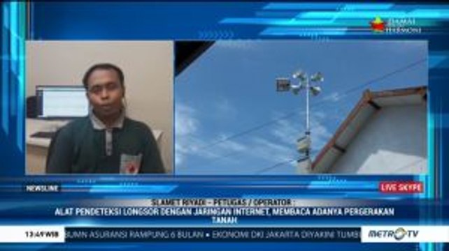 BPBD DIY Pasang Piranti Canggih Siaga Bencana Longsor