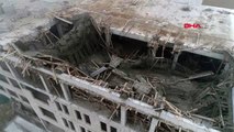 Ankara yenimahalle'de inşaat iskelesi çöktü, 1 ölü 1 yaralı-2