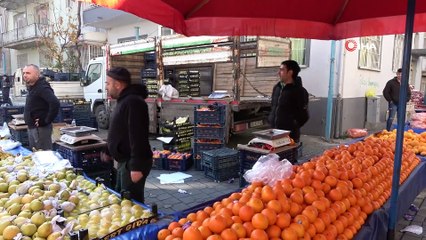 Pazar tezgahları soğuk havadan olumsuz etkilendi