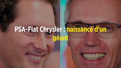 PSA-Fiat Chrysler : naissance d'un géant