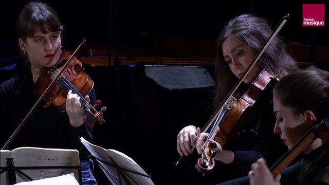 Anton Dvorak : Quatuor à cordes n° 12 en fa majeur op. 96 Américain , II. Lento (Quatuor Mona)