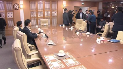 與 행안위원, 경찰청 항의방문...국회 폭력난동 수사 촉구 / YTN