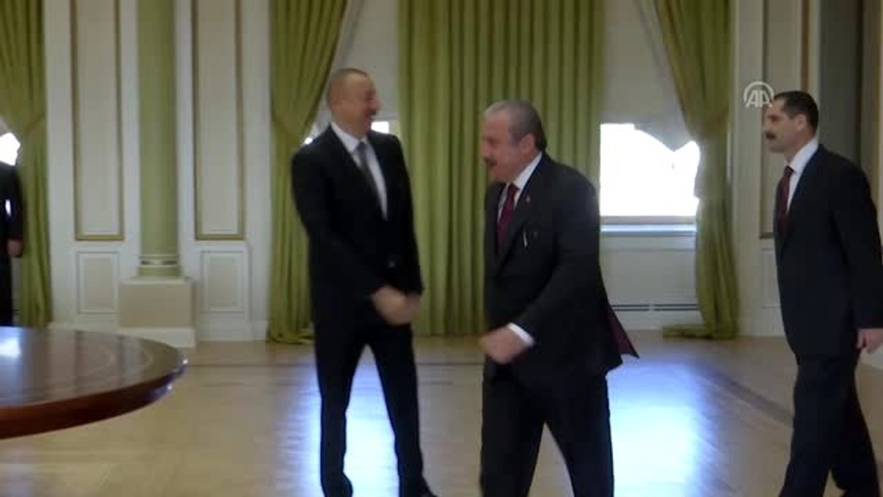 TBMM Başkanı Şentop, Azerbaycan Cumhurbaşkanı Aliyev ile görüştü