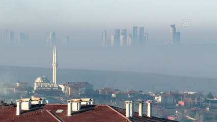 Ankara'da yoğun sis etkili oldu (3)