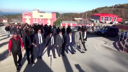 Amasra'da maden işçilerinin maaş eylemi sürüyor