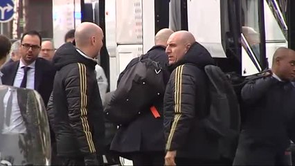 Barcelona y Real Madrid llegan al hotel