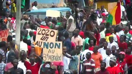 Après deux mois de contestation, une année 2020 à risques en Guinée