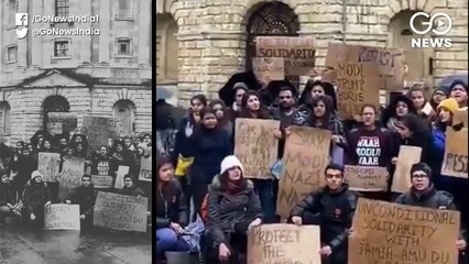 जामिया हिंसा के ख़िलाफ़ Oxford-Harvard में प्रदर्शन