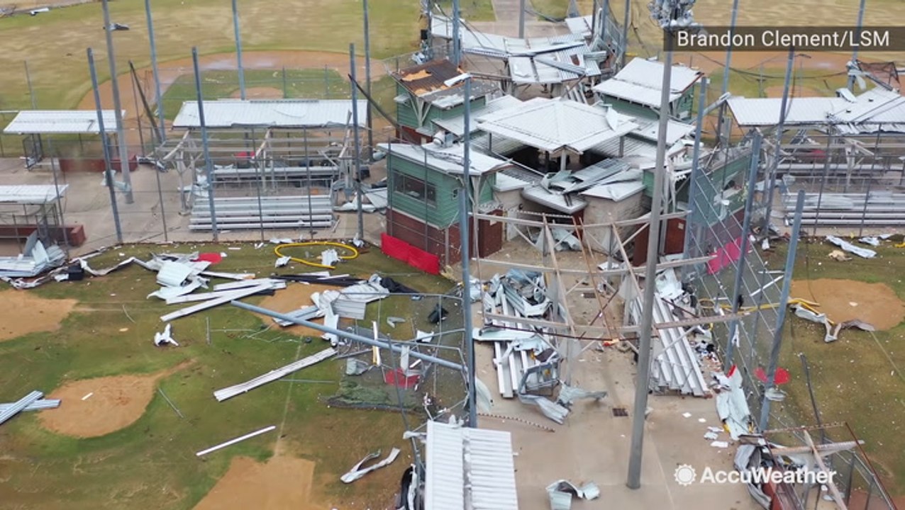 Tornado leaves athletic complex in shambles