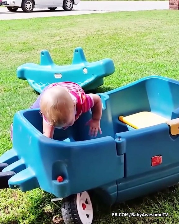 Try Not To Laugh - Funniest Baby's Outdoor Moments