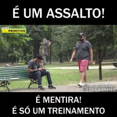 Era só treinamento, ainda bem!