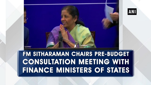 FM Sitharaman chairs pre-budget consultation meeting with Finance Ministers of states