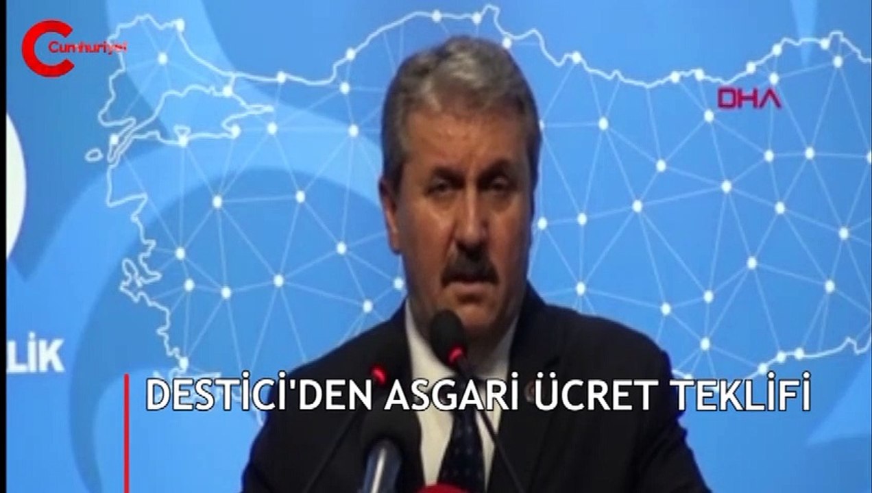 BBP lideri Mustafa Destici'den asgari ücret teklifini açıkladı!