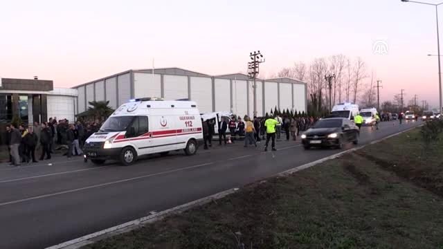 Öğrenci servisi devrildi (2)