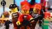Lego Crazy Bank Robbery COMPILATION Full Story Heist Police Catch the crooks Brickfilm Stop Motion
