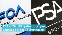 PSA et Fiat-Chrysler fusionnent pour devenir le 4ème constructeur automobile mondial !