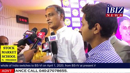 Shri T. Harish Rao Hon'ble Finance Minister Govt of Telangana Media Byte Vision Telangana.