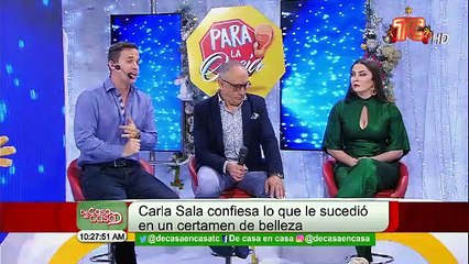 Carla Sala confiesa lo que le sucedió en un certamen de belleza