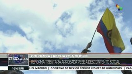 Colombia: reforma tributaria aprobada pese al descontento social