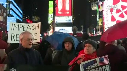 Anti-Trump Rally Takes Place in New York and Other Cities of US