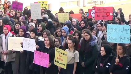 Liseli genç kızlardan anlamlı kampanya