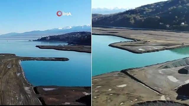 Rize-Artvin Havalimanı İnşaatı Böyle Görüntülendi